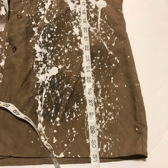 Urban Renewal Vintage Paint Splattered Work Shirt - Picture 3 of 8